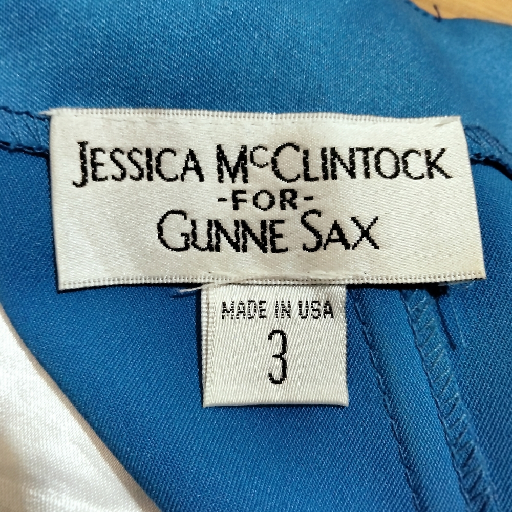 Jessica McClintock for Gunne Sax Strapless Mini Dress - Picture 5 of 7